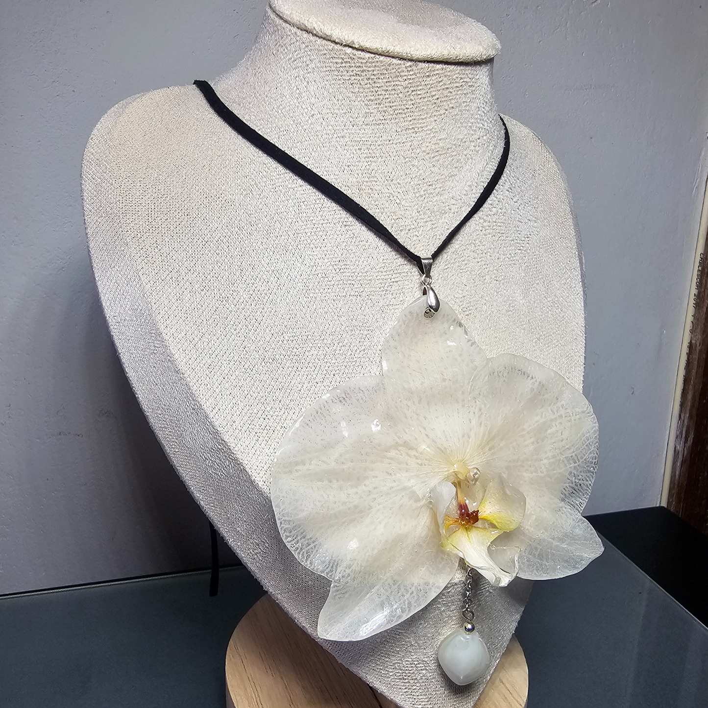 Colgante Orquídea Blanca