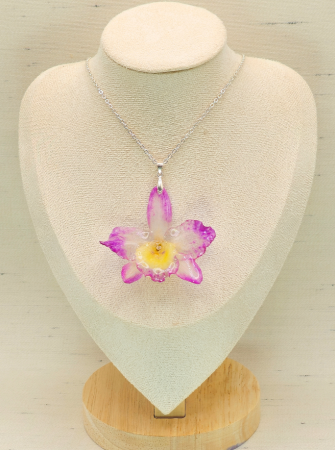 Collar Dendrobium Nobile Turmalina