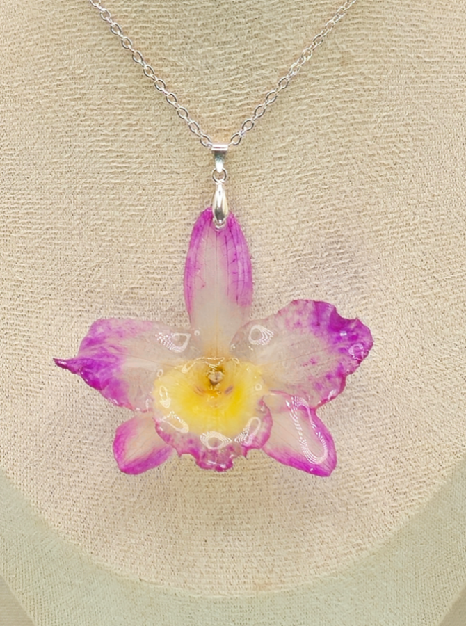 Collar Dendrobium Nobile Turmalina