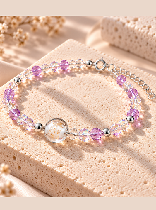 Pulsera Murano Amatista