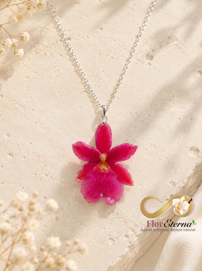 Collar Miltonia Rubelita