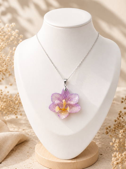 Collar Mini Phalaenopsis Morganita