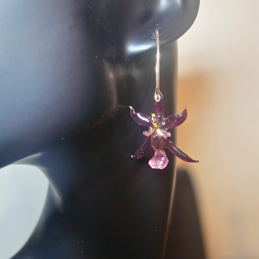 Pendientes de Flor de oncidium
